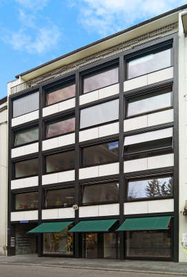 009 Fassadengestaltung und Teilumbau Gesch&auml;ftshaus R&uuml;melinsplatz, Basel, LOST architekten