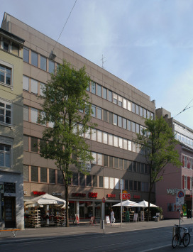 011 Fassadengestaltung und Teilumbau Geschäftshaus Clarastrasse, Basel, LOST architekten